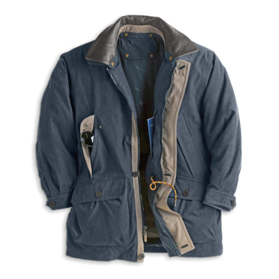 Men's microfiber travel coat, 'Intrepid Explorer' - Microfiber Travel Coat