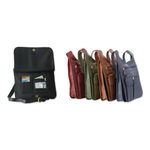 Leather shoulder bag, 'Life's Journey' - Leather Traveler Bag