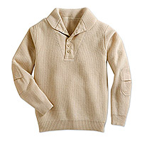 Featured review for Mens wool sweater, Over There