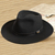 Men's crushable felt travel hat, 'Explorer' - Crushable Felt Travel Hat (image 2b) thumbail