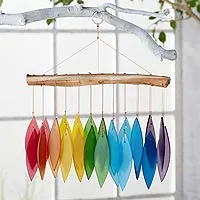 Featured review for Glass windchime, Rainbow Dreams