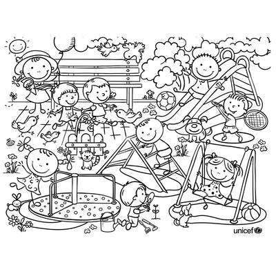 UNICEF Market | UNICEF Paper Coloring Placemats (Set of 24) - UNICEF ...