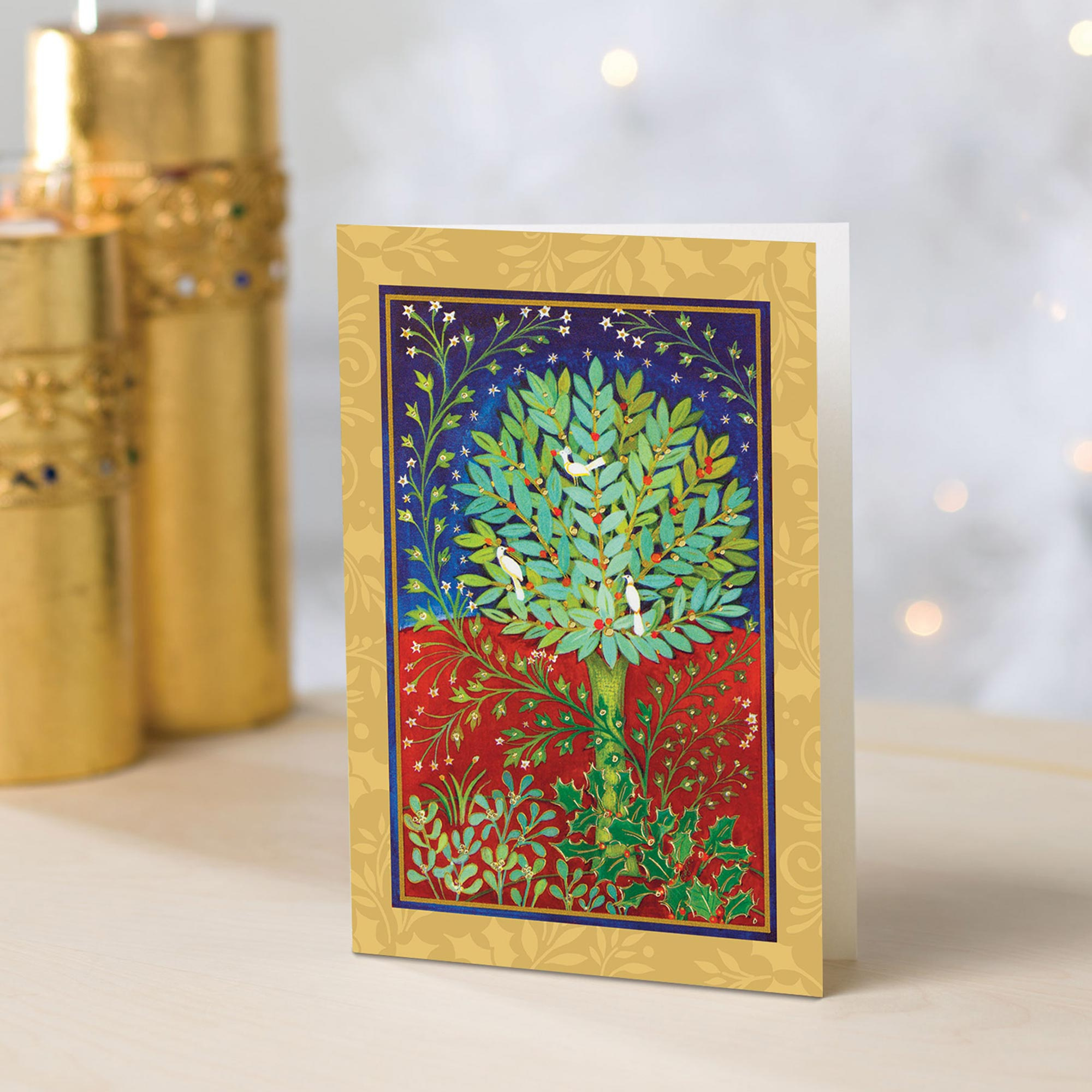 UNICEF Holiday Cards (set of 20) The Holly Tree NOVICA