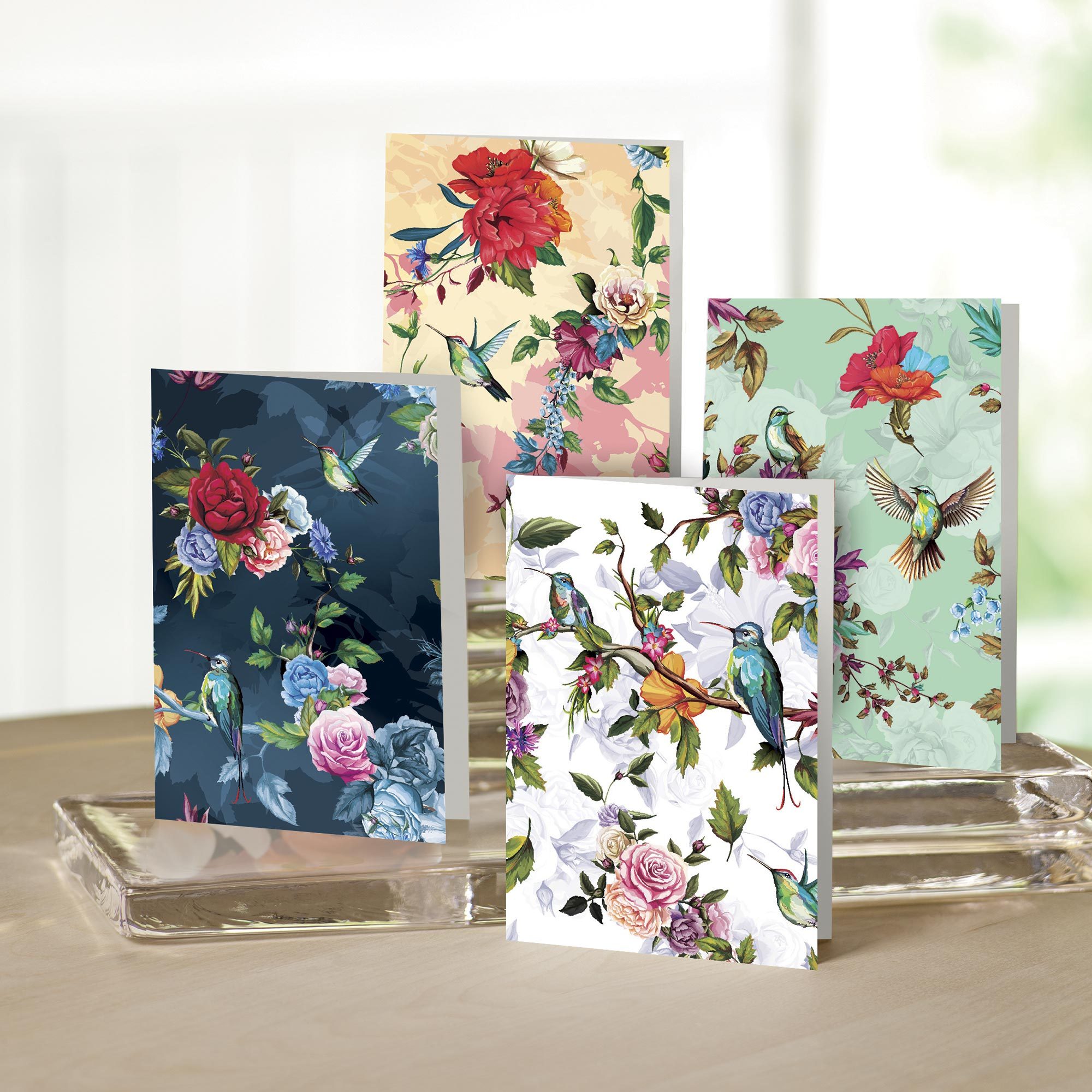 UNICEF Market Flowers and Feathers UNICEF AllOccasion Cards (set of