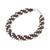 Sterling silver beaded bracelet, 'Dark Dots' (6.75 inch) - Dark Sterling Silver Beaded Bracelet (6.75 inch)