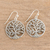 Marcasite dangle earrings, 'Irish Tree of Life' - Irish Tree of Life Earrings with Marcasite (image 2b) thumbail
