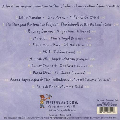 Audio CD, 'Asian Playground' - Putumayo World Music Asian Playground CD