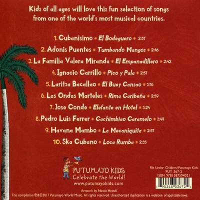 Audio CD, 'Cuban Playground' - Putumayo Kid's Cuban Playground CD