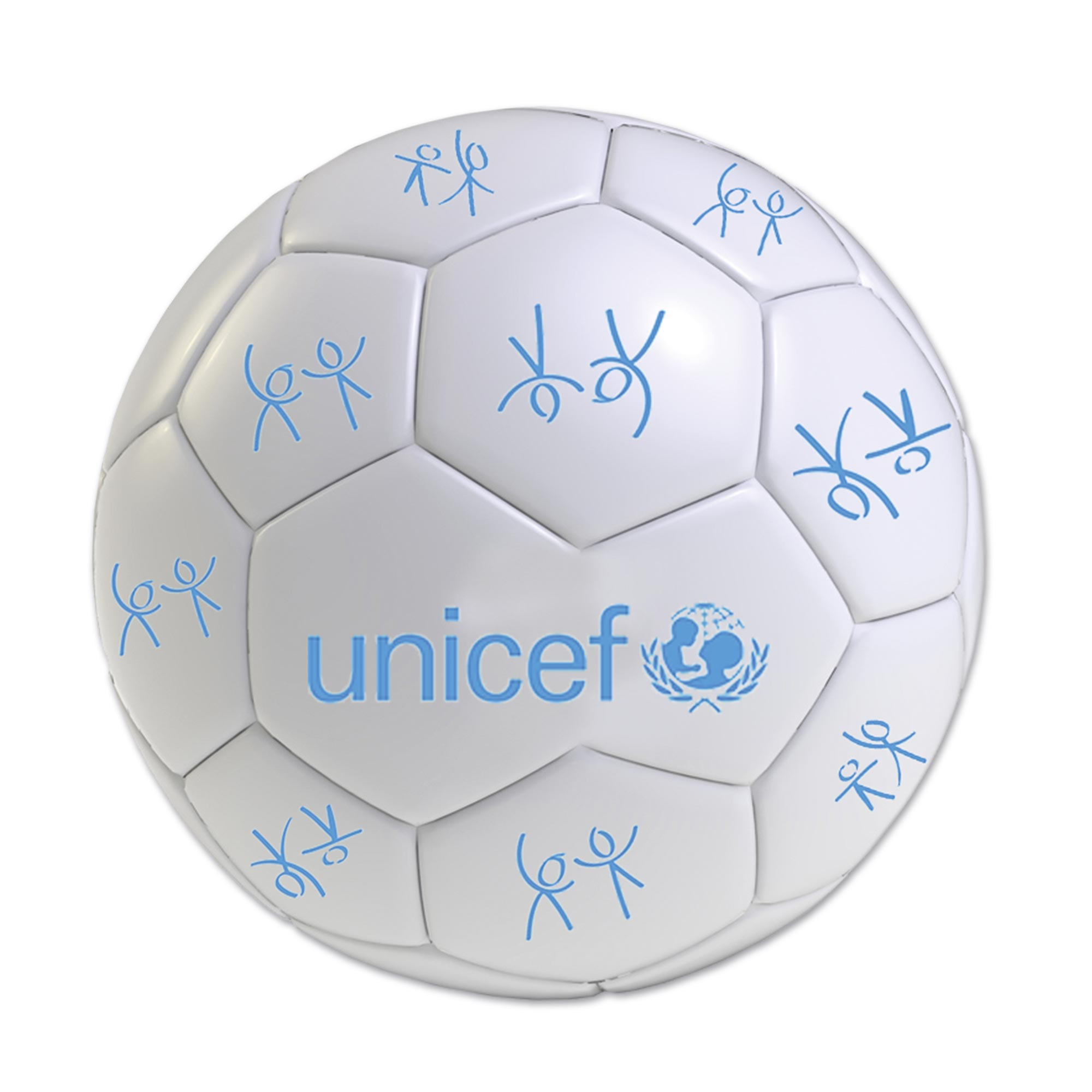 UNICEF Market UNICEF Sports Soccer Ball with Logo Size 3 Goal Time