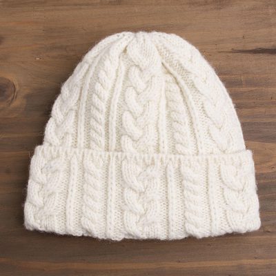 Irish wool knit hat Clearance