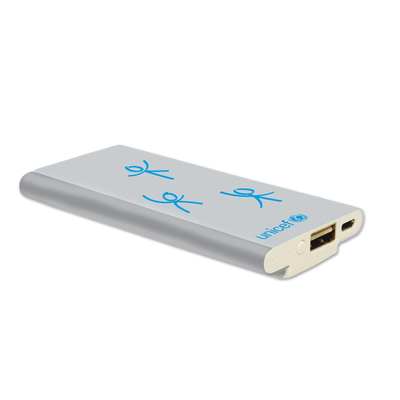 UNICEF Market  UNICEF Power Bank, Silver - UNICEF Power Bank, Silver