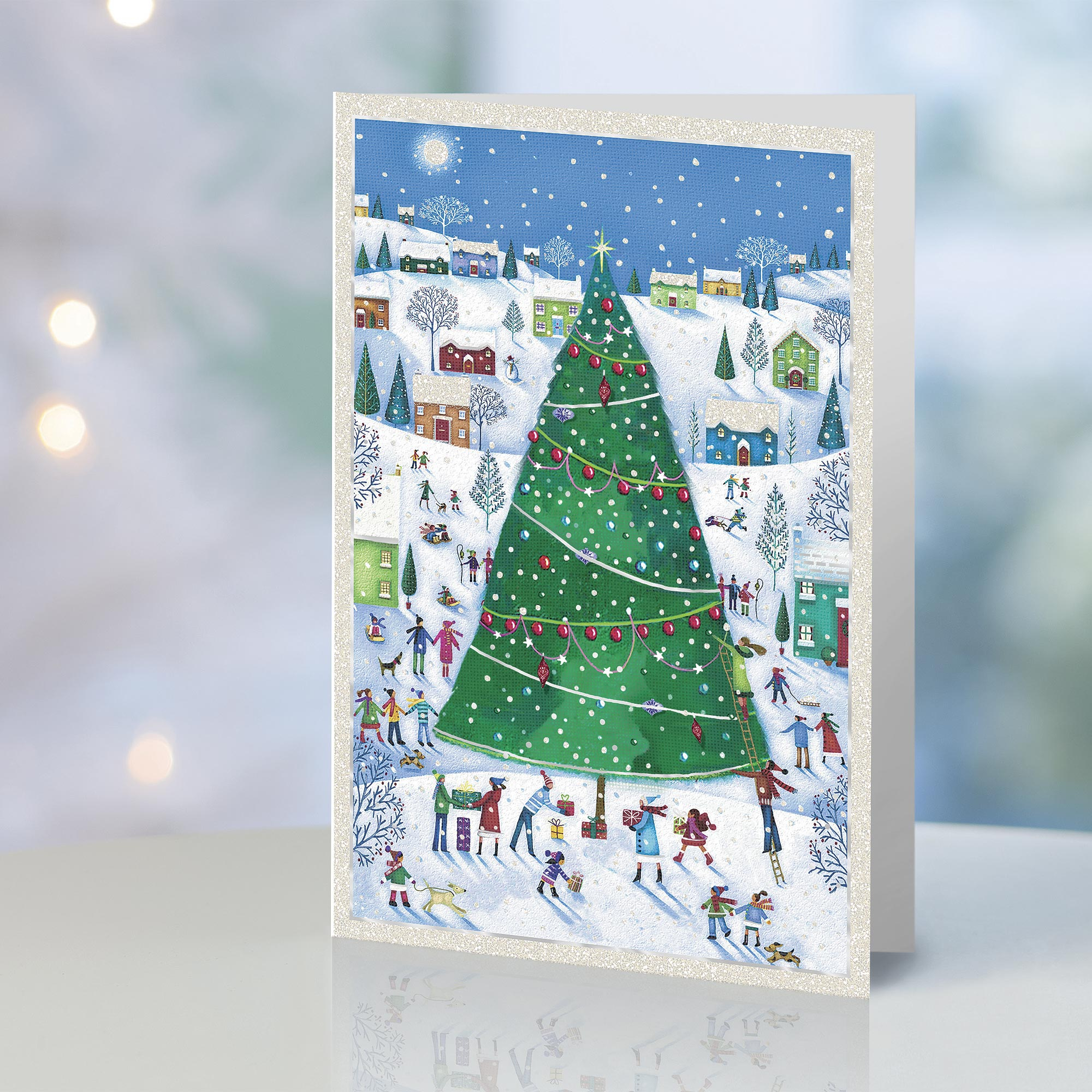 UNICEF Market UNICEF Christmas Tree Holiday Cards (set of 20) Merry