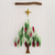 Glass wind chime, 'Sounds of the Season' - Glass Christmas Tree Wind Chime (image 2b) thumbail