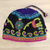 Wool hat, 'Black Kathmandu' - Women's Hand Embroidered Wool Hat thumbail