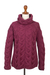 Merino wool cowl neck sweater, 'Broadhaven' - Merino Wool Cowl Neck Sweater Made in Ireland