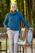 Merino wool cowl neck sweater, 'Broadhaven' - Merino Wool Cowl Neck Sweater Made in Ireland (image 2f) thumbail