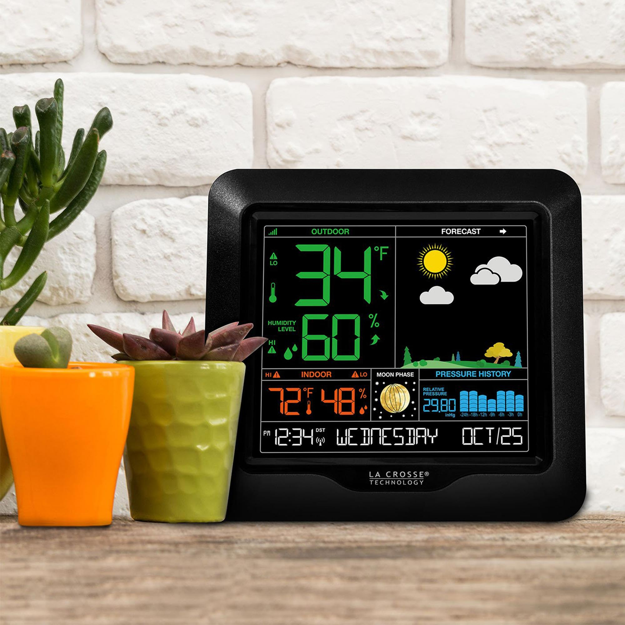 La Crosse Technology Wireless Weather Station with Atomic Time and Date