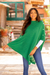 Cashmere and wool blend poncho, 'Whisper Soft' - Italian Cashmere Blend Poncho thumbail