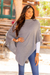 Cashmere and wool blend poncho, 'Whisper Soft' - Italian Cashmere Blend Poncho