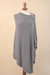 Cashmere and wool blend poncho, 'Whisper Soft' - Italian Cashmere Blend Poncho (image 2h) thumbail