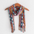 Rayon scarf, 'Colorful Texture' - Colorful Soft Rayon Scarf Hand Woven in Guatemala thumbail