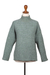 Wool blend funnel neck sweater, 'Iris' - Funnel Neck Wool Blend Sweater from Ireland (image 2h) thumbail