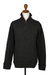 Men's wool quarter-zip sweater, 'Dublin Bay' - Quarter-Zip Wool Sweater for Men (image 2a) thumbail