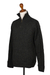 Men's wool quarter-zip sweater, 'Dublin Bay' - Quarter-Zip Wool Sweater for Men (image 2d) thumbail
