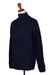Men's wool quarter-zip sweater, 'Dublin Bay' - Quarter-Zip Wool Sweater for Men (image 2g) thumbail
