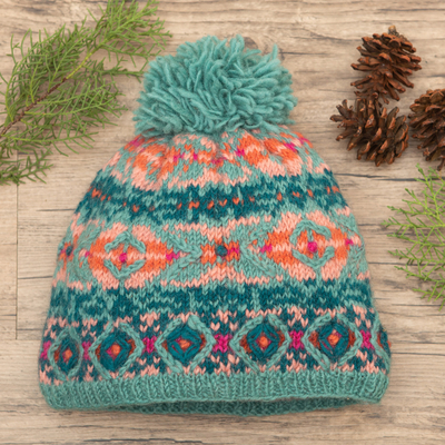 Knit wool hat, Makalu