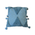 Cotton cushion cover, 'Warm Skies' - Tufted Cotton Textured Cushion Cover with Tassels from India