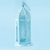 aluminium and glass hanging candle holder, 'Princely Pastel' (medium) - Blue Hanging Lantern with Decorative Glass from India