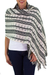 Cotton shawl, 'Day to Night' - Handwoven Artisan Cotton Shawl 