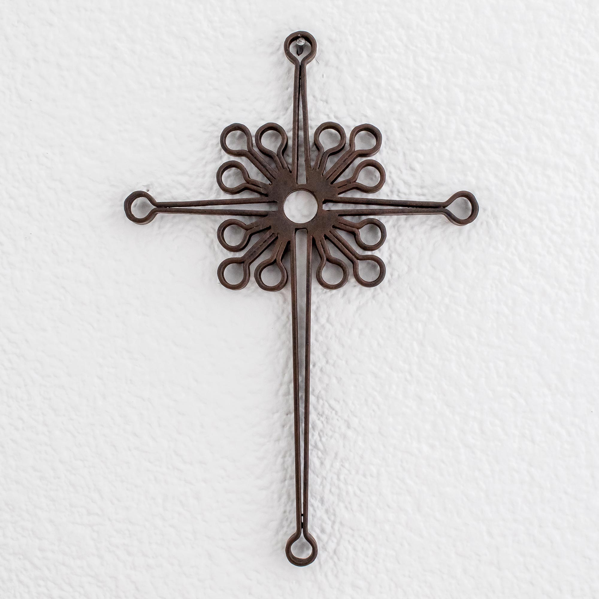 Fair Trade Religious Metal Wall Art Cross Dynamic Novica Canada - Metal Wall Art Crosses