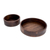 Wood centerpieces, 'Maya Circle' (pair) - Modern Wood Bowl Centerpiece from Central America (Pair) (image 2a) thumbail