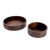 Wood centerpieces, 'Maya Circle' (pair) - Modern Wood Bowl Centerpiece from Central America (Pair) (image 2c) thumbail
