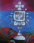 'N'oj Glyph' (2002) - Pintura Espiritual al Óleo de Guatemala