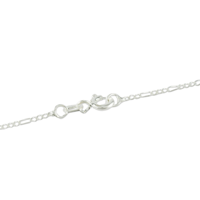 Halskette mit Anhänger aus schwarzem Spinell - Einzigartige Halskette mit Anhänger aus Sterlingsilber