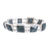 Jade link bracelet, 'Love's Riches' - Handmade Central American Sterling Silver Jade Link Bracelet (image 2b) thumbail