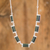Jade chain necklace, 'Sweet Maya' - Artisan Crafted Good Luck Sterling Silver Jade Necklace (image 2) thumbail