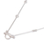 Jade chain necklace, 'Sweet Maya' - Artisan Crafted Good Luck Sterling Silver Jade Necklace (image 2e) thumbail