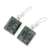 Jade dangle earrings, 'Love Immortal' - Handmade Sterling Silver Dangle Jade Earrings (image 2c) thumbail