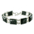 Jade link bracelet, 'Love Immortal' - Unique Sterling Silver Link Jade Bracelet thumbail
