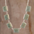 Jade pendant necklace, 'Maya Wisdom' - Good Luck Sterling Silver Pendant Jade Necklace (image 2) thumbail