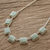 Jade pendant necklace, 'Maya Wisdom' - Good Luck Sterling Silver Pendant Jade Necklace (image 2b) thumbail