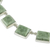 Halskette mit Jade-Anhänger - Glücksbringer-Halskette aus Sterlingsilber mit Jade-Anhänger