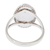 Jade cocktail ring, 'Eternal Love' - Sterling Silver Single Stone Jade Ring (image 2d) thumbail