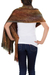 Rayon chenille shawl, 'Tropical Volcano' - Bamboo Chenille Patterned Women's Shawl (image 2c) thumbail