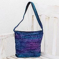 Chenille shoulder bag, Magical Moon