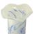Blown glass vase, 'Blue Caress' - Fair Trade Handblown Glass Recycled Vase